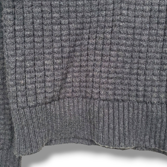 NWOT Selected / Homme Atlas Knit Sweater in Deep Gray Sz S - Picture 6 of 11